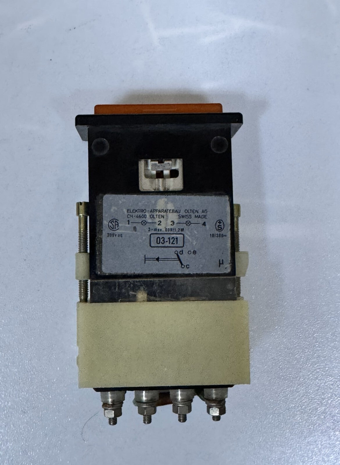 ELEKTROAPPARATEBAU OLTEN AG CH4600 |  03121 Pushbutton Switch | Swiss Made1