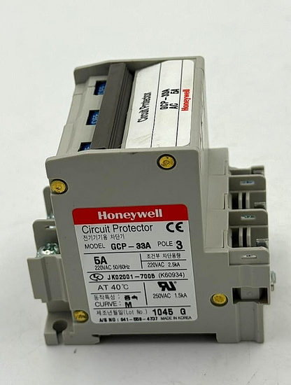 Honeywell GCP33A 3Pole Circuit Protector | 5A | 220V AC3