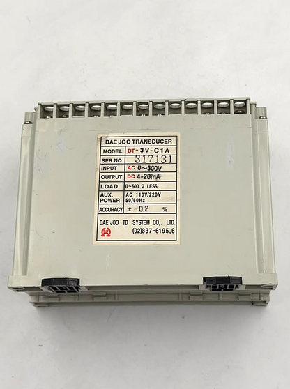 Daejoo DT-3V-C1A Voltage Transducer | AC 110/220V - saleem al tamimi electric equipment trading co llc-UAE