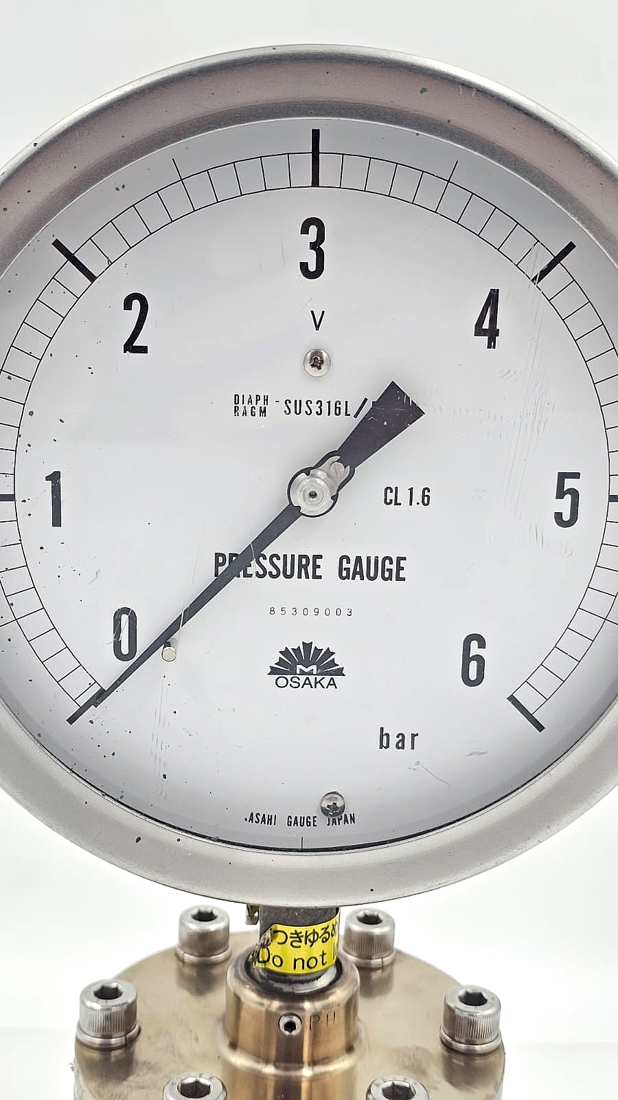 Osaka 85309003 Pressure Gauge 0–6 Bar | Made in Japan2