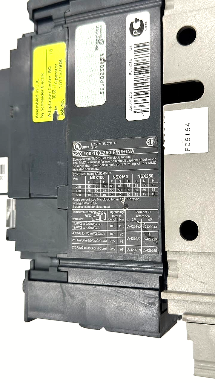 Merlin Gerin Compact NSX 100 160 250 MCCB | 250 A4