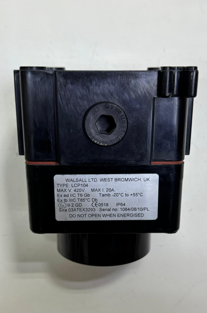 WALSALL LCP104 ExplosionProof Enclosure – 420V, 20A, IP64, ATEX Certified1
