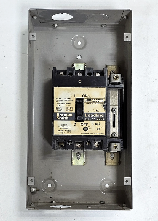 Dorman Smith Loadline | AA MCCB | 68A,600V | Moulded Case Circuit Breaker1