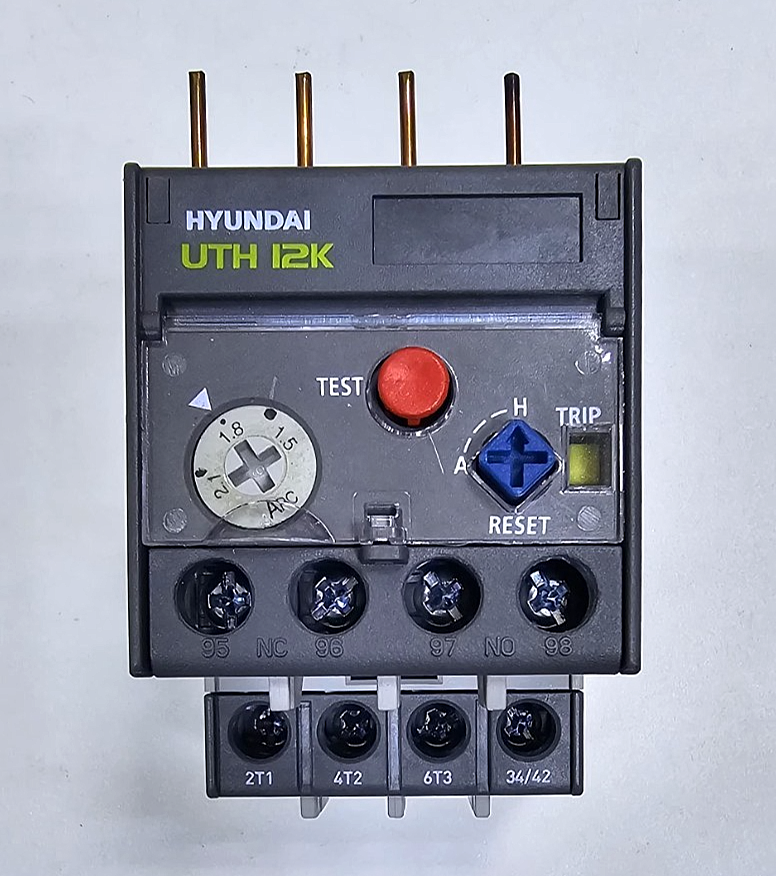 Hyundai UTH12K A2P10S Thermal Overload Relay |1.5 A to 2.1A| 690V, Made in Korea1