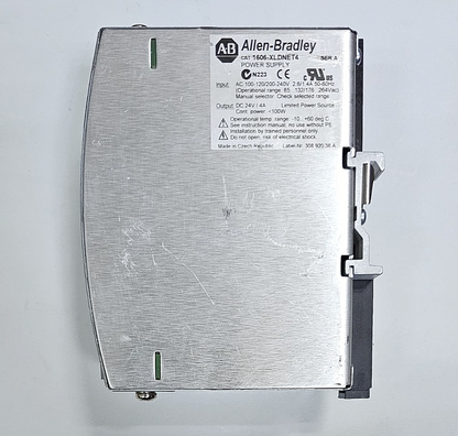 AllenBradley 1606XLDNET4 Power Supply – 24V DC / 4A | 100W2