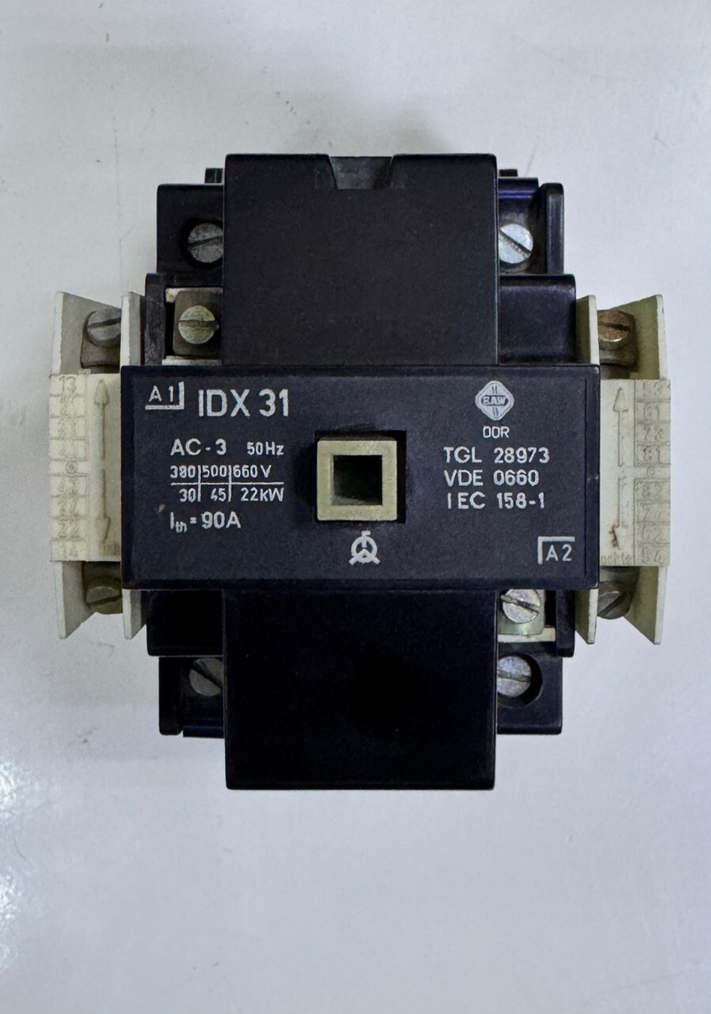 DDR EAW |  IDX 31 | AC3Contactor 22kW, 90A, 380/500/660V, 50Hz0