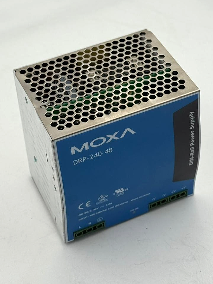 Moxa DRP24048 | DINRail Power Supply | 48VDC Output | 100–240VAC Input (1 pcs4