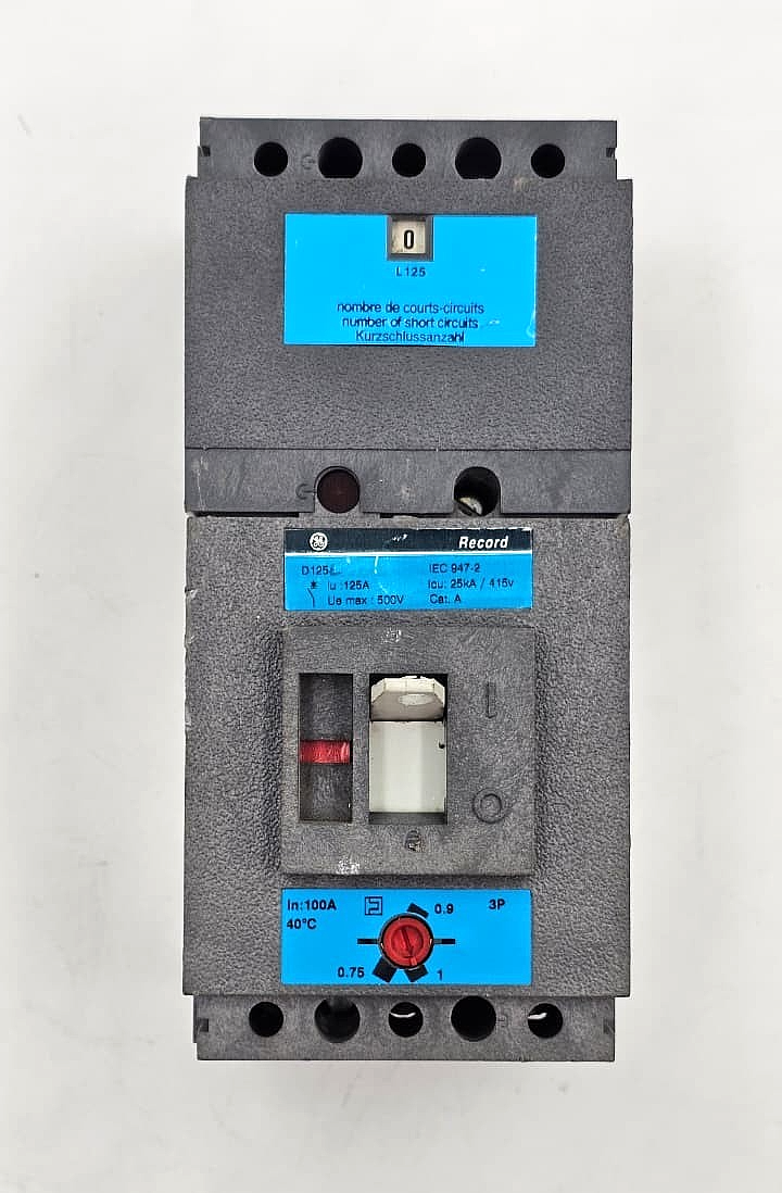 GE General Electric DL125 Circuit Breaker | 100 A ( 1 pcs )0