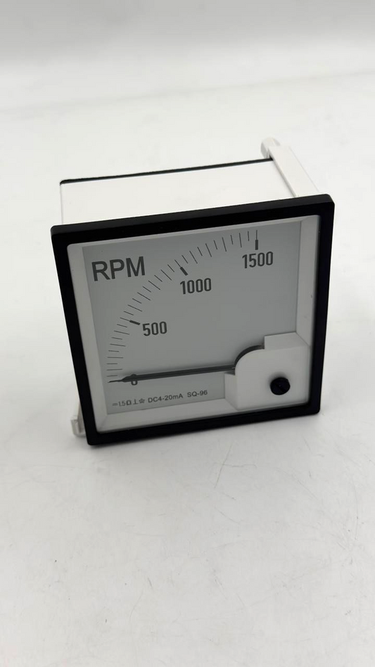 SQ96 RPM Panel Meter | 01500 RPM | DC 420mA Input | Class 1.51