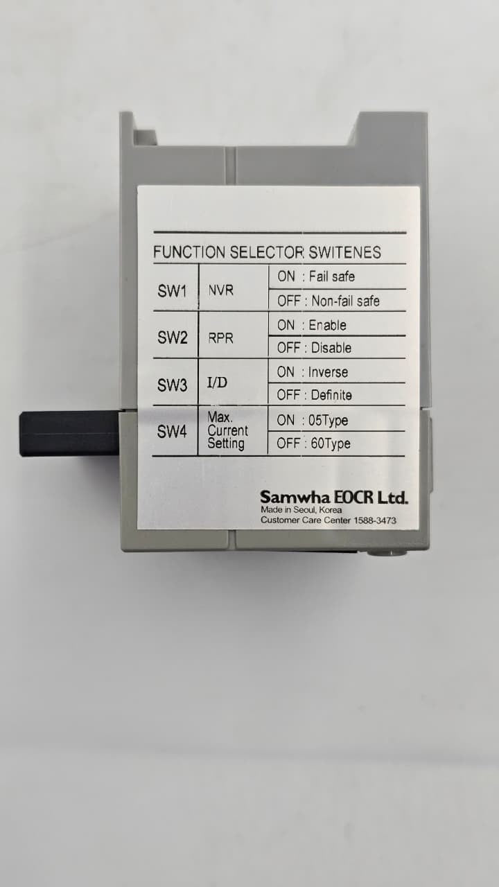 Samwha EOCR3DMWRDB Overcurrent & Undercurrent Relay | 0.1–800A | 24VAC/DC3