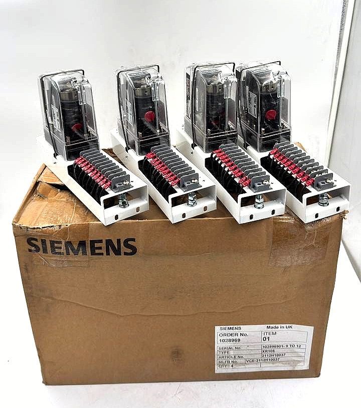 Siemens XR105  Protection Relay 2112H10037  – Made in UK ( Pack of 4 pcs )0