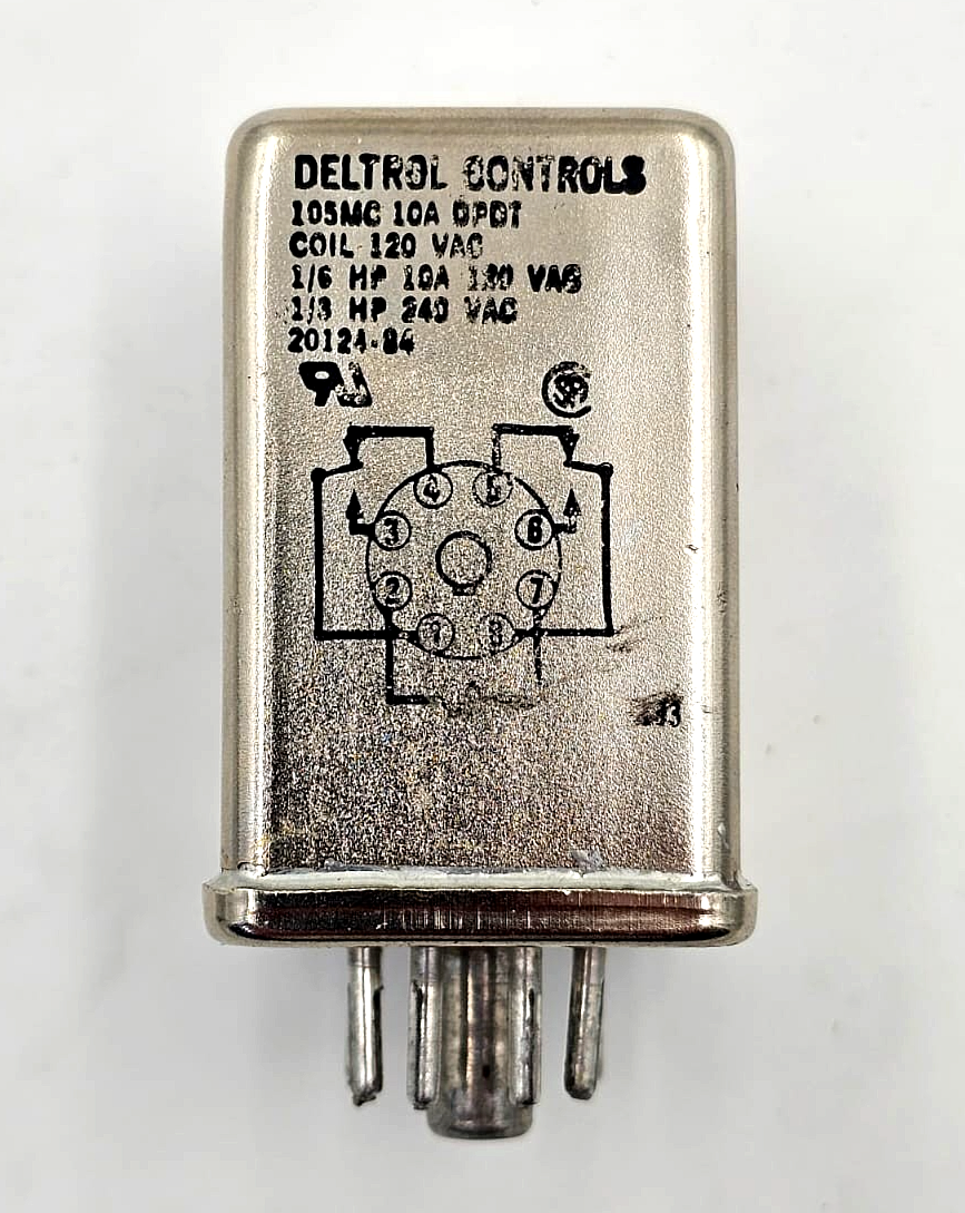 Deltrol Controls 105MC Relay 120VAC Coil0