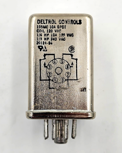 Deltrol Controls 105MC Relay 120VAC Coil0