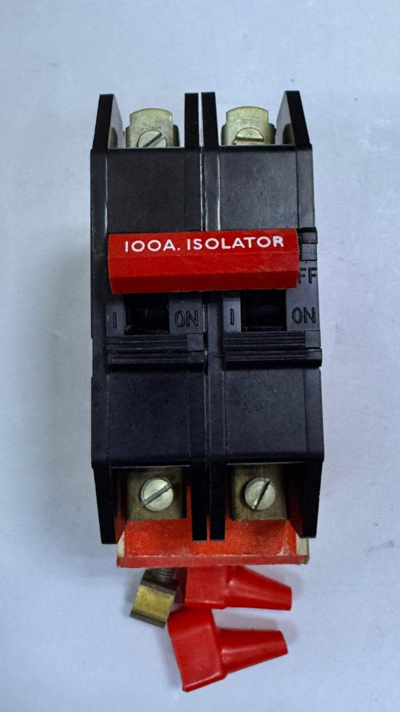 Dorman SmithLoadmaster 100 AmpDouble Pole Isolator Disconnector  |  450V0