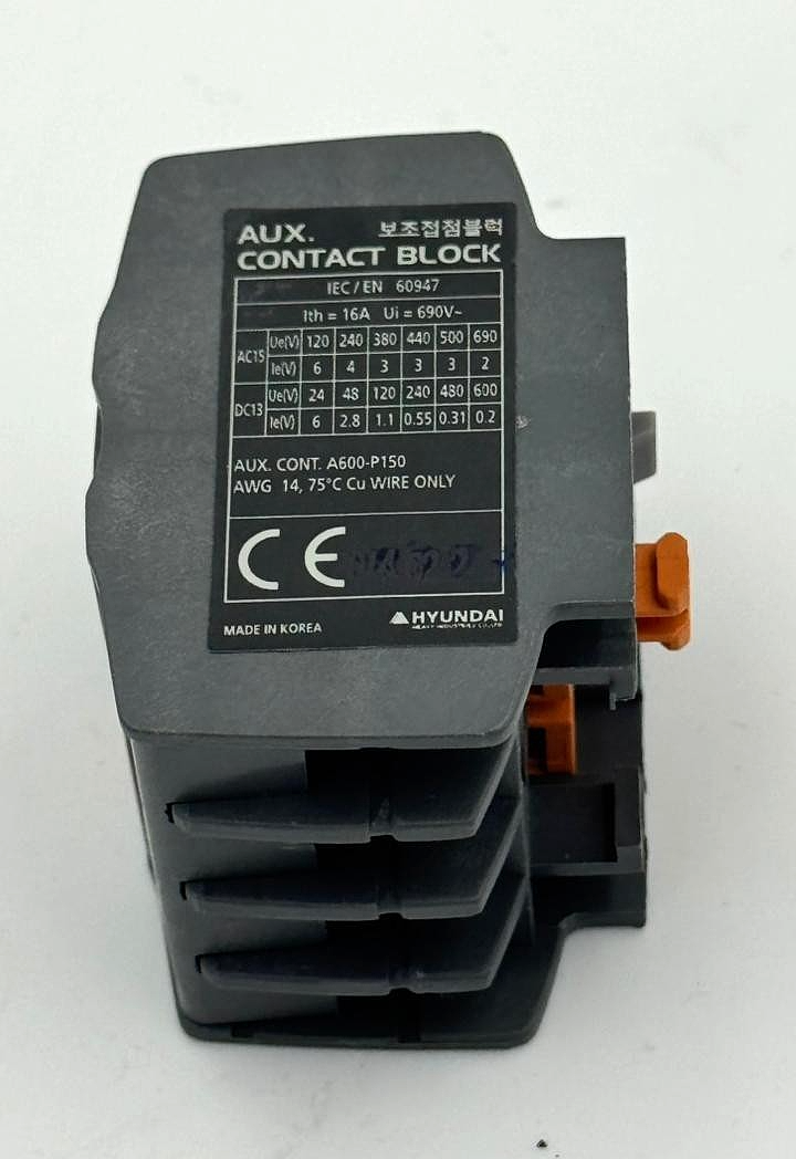 Hyundai | UAB 40 NS | Auxiliary Contact Block | Made in Korea4