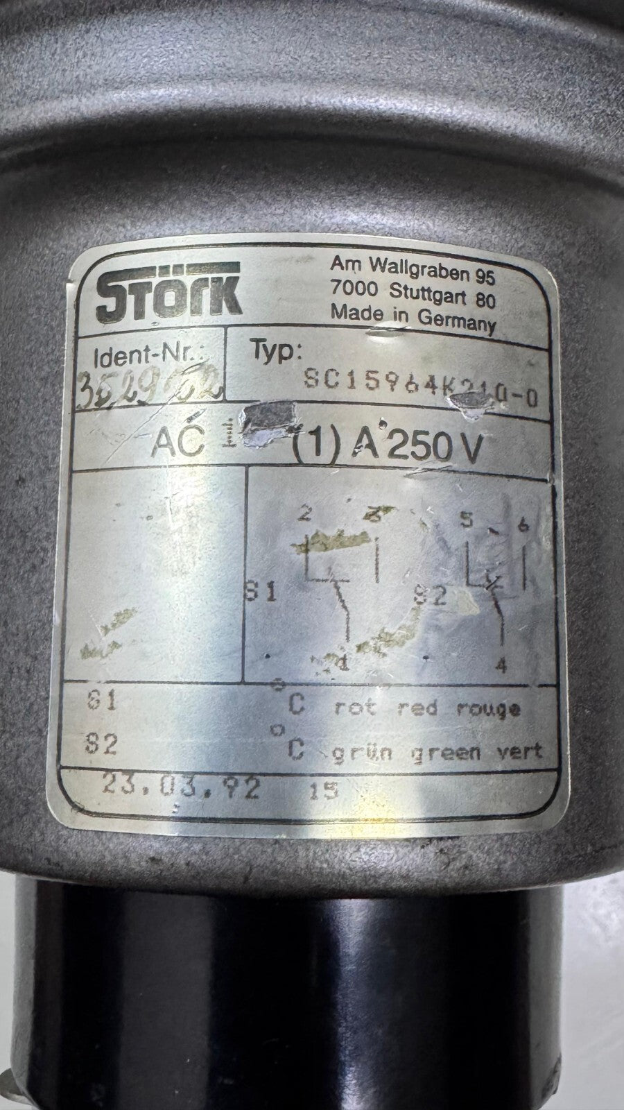 Stork Temperature Control SC15964K2100 | AC 250V | 20 to 100 | German Made2