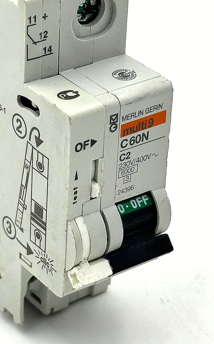 Merlin Gerin Multi 9 C60N Miniature Circuit Breaker | 230/400V AC | Belgium Made2