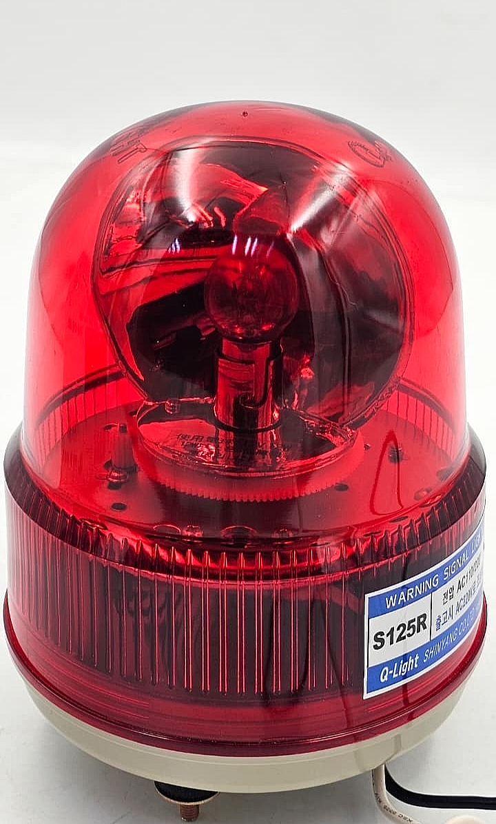 QLight S125R Warning Signal Light | AC110/220V | Made in Korea2