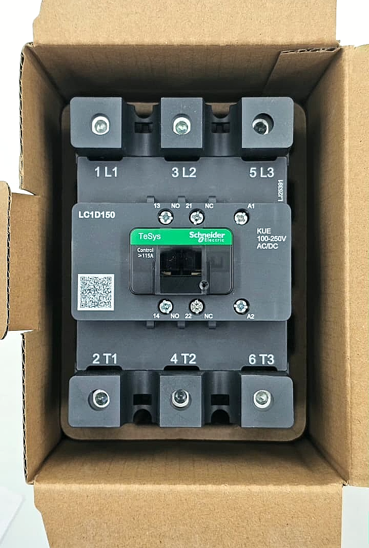 Schneider Electric TeSys LC1D150KUEC Contactor 440V150A | 100250V AC/DC Coil0