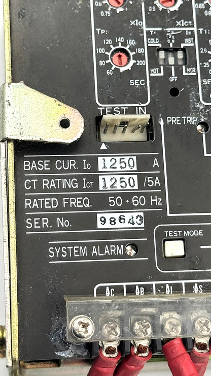 Terasaki AOR-1BL-AS | 1250/5A Overcurrent Trip Unit 3