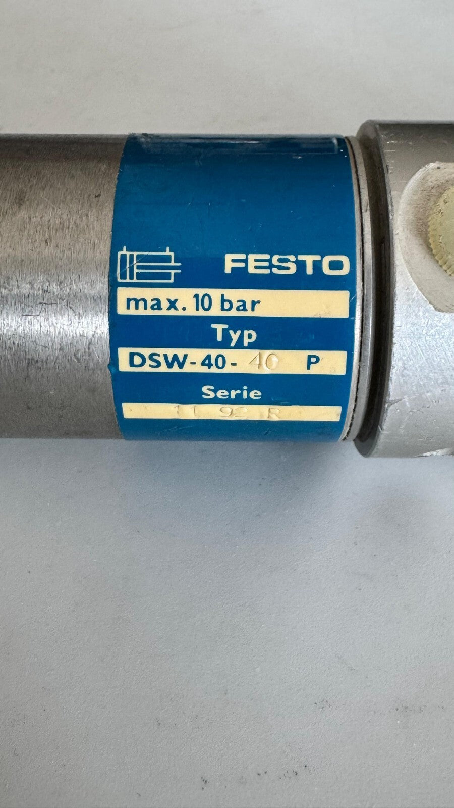 Festo DSW4040 P Pressure Switch – Max 10 Bar | Type DSW40P | Serim11 92 R.2