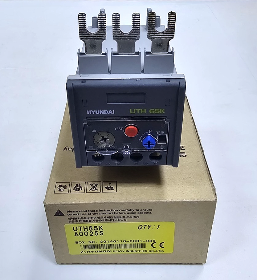Hyundai UTH65K A0025S Thermal Overload Relay | 17 A to 25 A| 690V, Made in Korea0