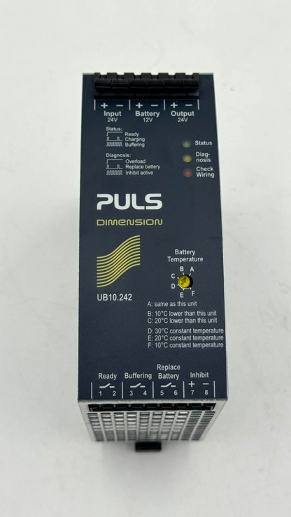 PULS DIMENSION UB10.242 | 10A DCUPS Control Unit Czech Republic Made2