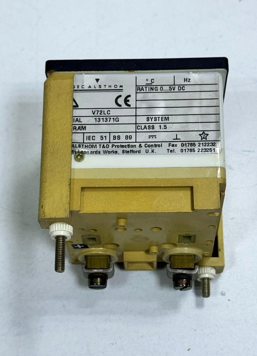 GEC Alsthom |  V72LC | Analog Meter – 01000 mA Milliamperes Current Measurement2