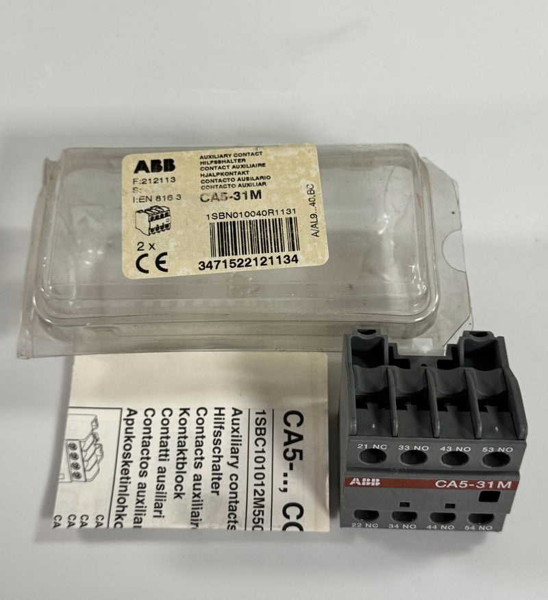 ABB CA531M Auxiliary Contact Block 3NO+1NC | 690V AC |  Industrial Automation0