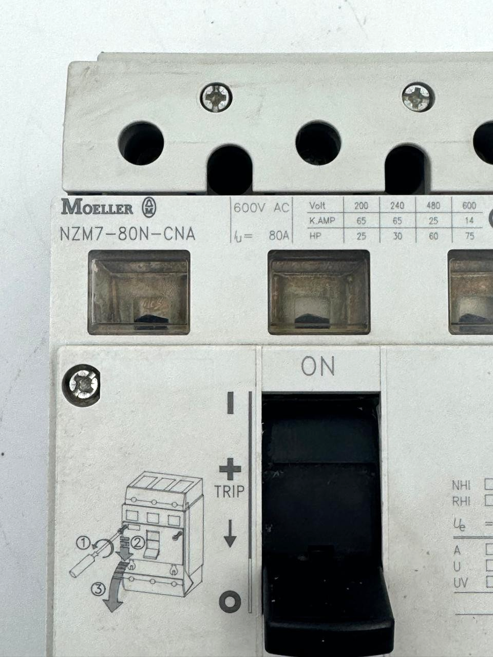 Moeller | NZM780NCNA | Circuit Breaker | 80A | Made in Germany3
