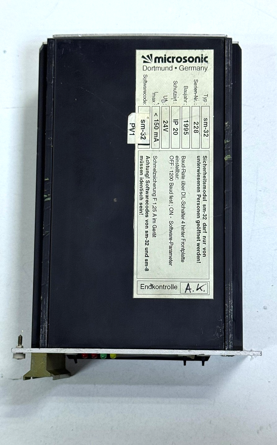 Microsonic | SM32 | Safety Module | Made in Germany2