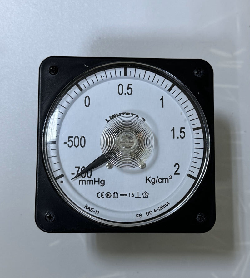 Lightstar KAE11 Analog Pressure Meter | 760 mmHg to 2 kg/cm² |4–20mA|110*110mm0