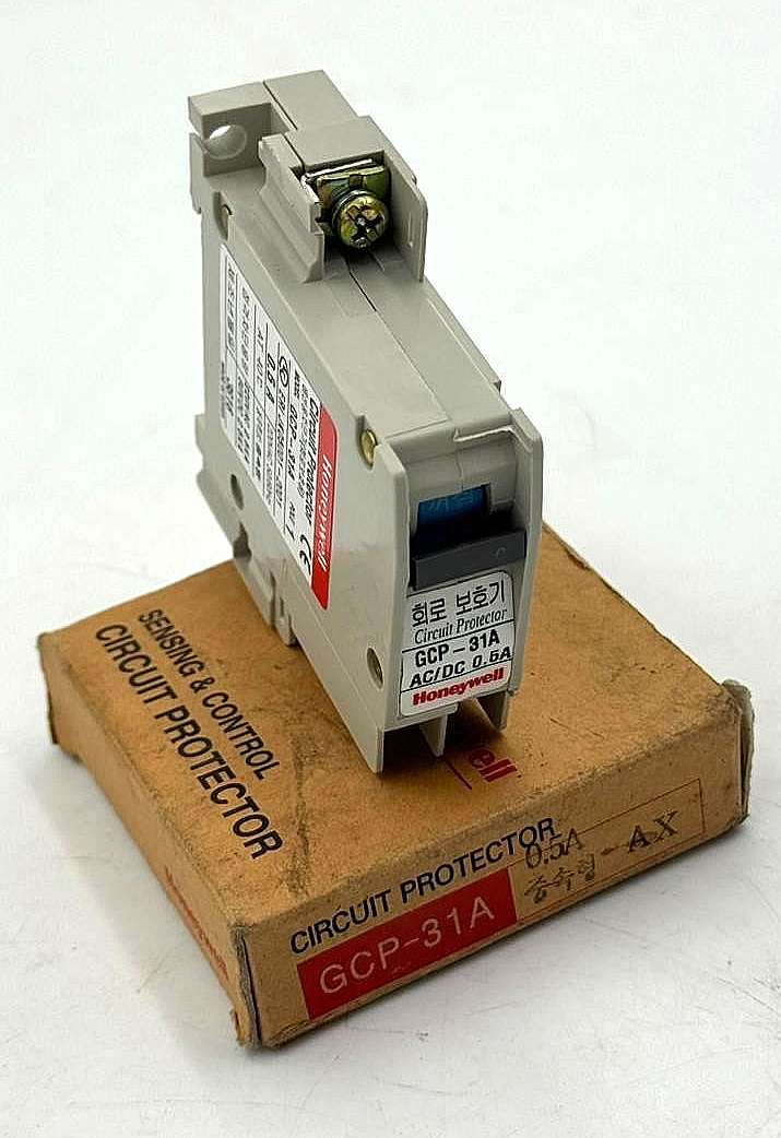 Honeywell GCP31A SinglePole Circuit Protector, 0.5A, 220V AC( 1 Pcs )0