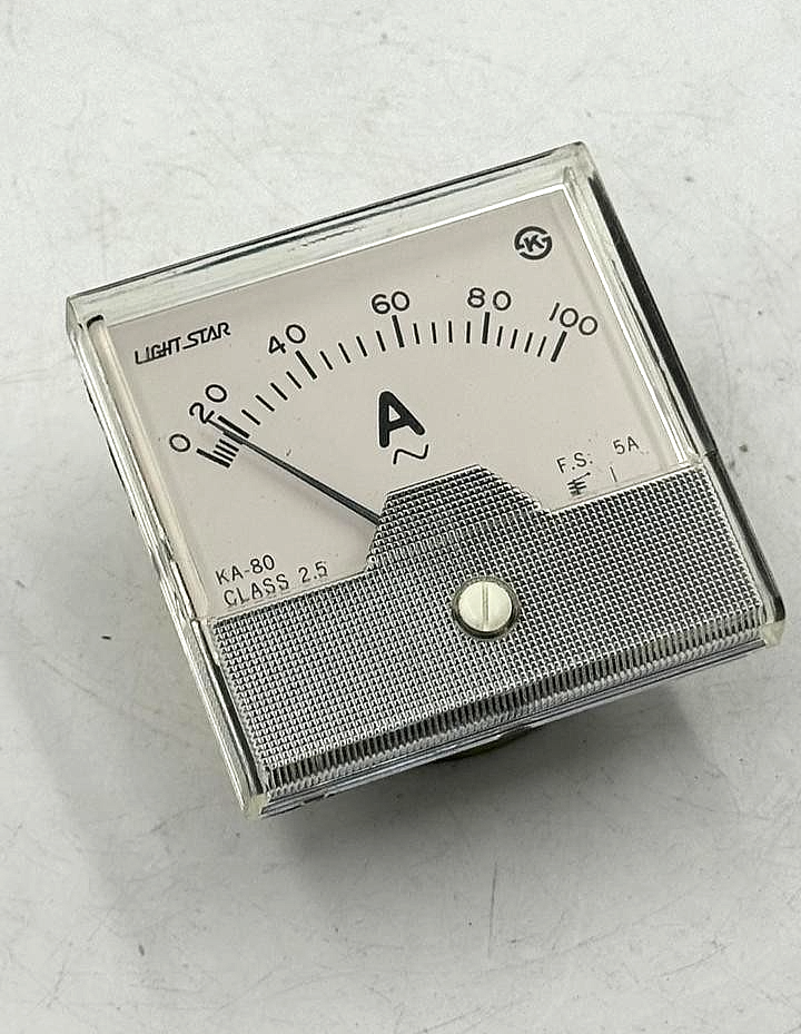 Light Star KA80 AC Analog Panel Ammeter 0100 A1