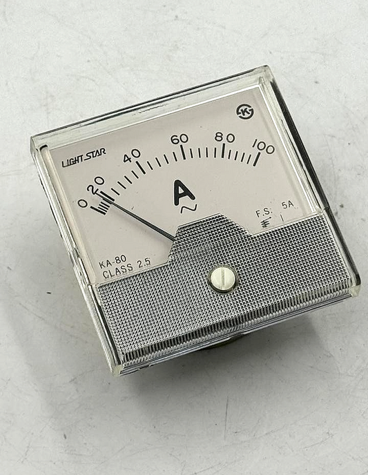 Light Star KA80 AC Analog Panel Ammeter 0100 A1