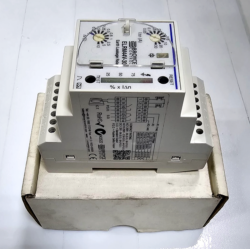 Broyce Control ELRM44V30 Earth Leakage Relay | 30A |Made in UK0