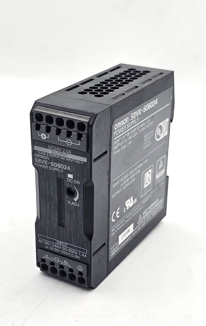 Omron S8VK-S06024 60W DIN Rail Switching Power Supply 24VDC0