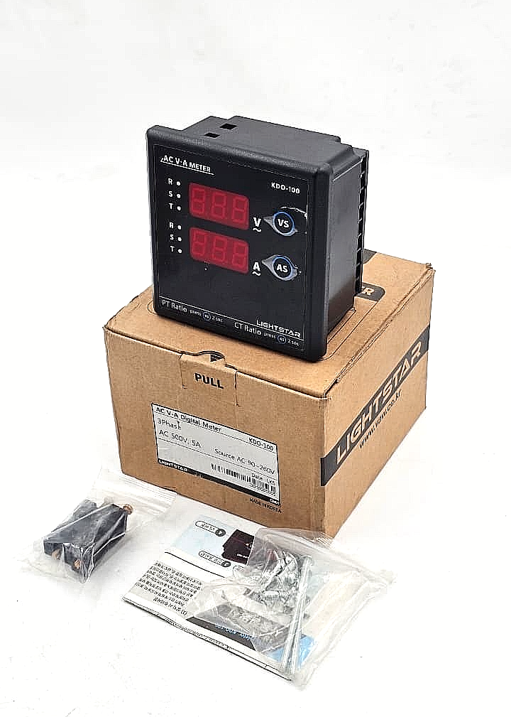 LIGHTSTAR KDO100 ThreePhase Voltage & Current Meter | 5A0