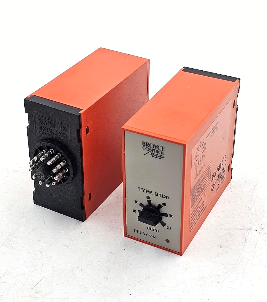 Broyce Control B1DO Time Delay Relay | 2–60 Sec | 12 Pin | UK Made ( 1 pcs )2 - saleem al tamimi electric equipment trading co llc-UAE