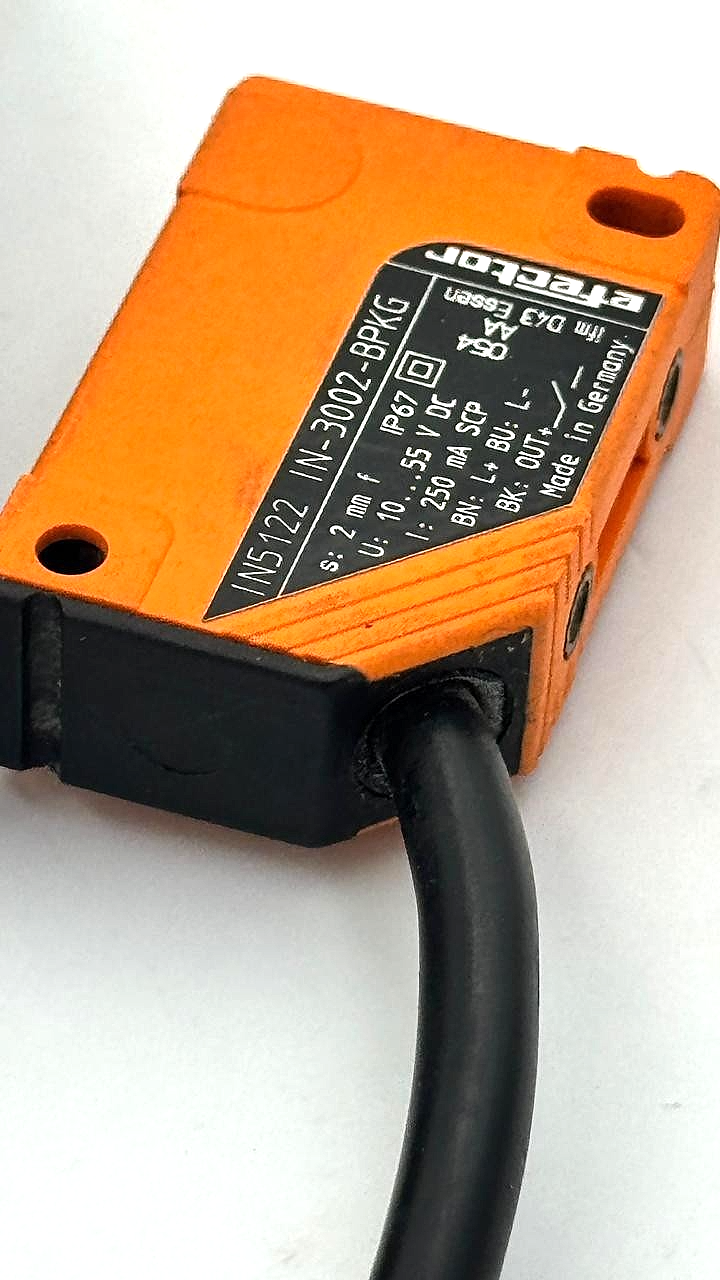 IFM Electronic IN5122 IN3002BPKG Proximity Sensor | Made in Germany3