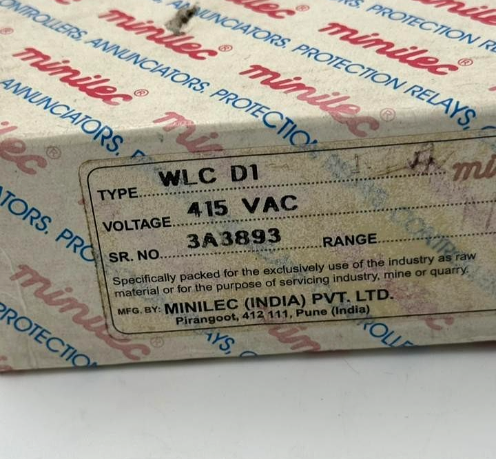 Minilec WLC D1 Water Level Controller | 415V AC | Made in India ( 1 Pcs )9
