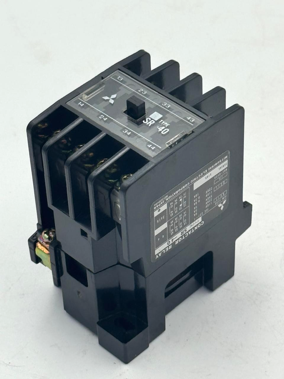 Mitsubishi Electric SR40 Contactor Relay | 220V Coil | Made in Japan ( 1 pcs)4