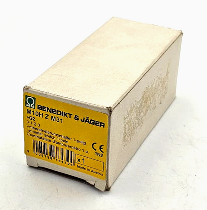 Benedikt & Jäger M10H Z M31 | Rotary Cam Switch | 20A | Made in Austria7
