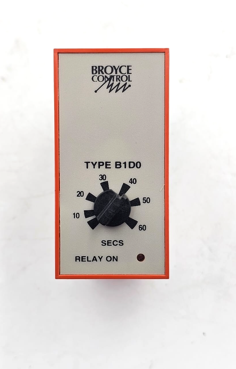 Broyce Control B1DO Time Delay Relay | 2–60 Sec | 12 Pin | UK Made ( 1 pcs )22
