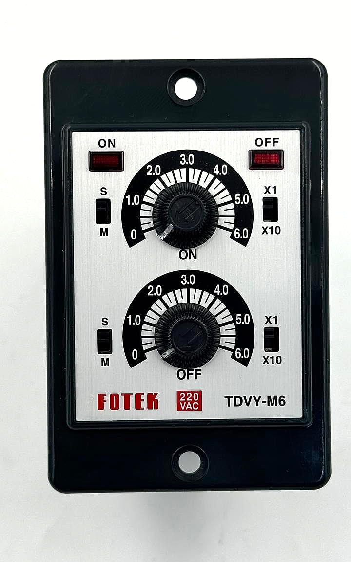 Fotek TDVYM6220V Twin Timer Relay | 220VAC | Made in Taiwan1