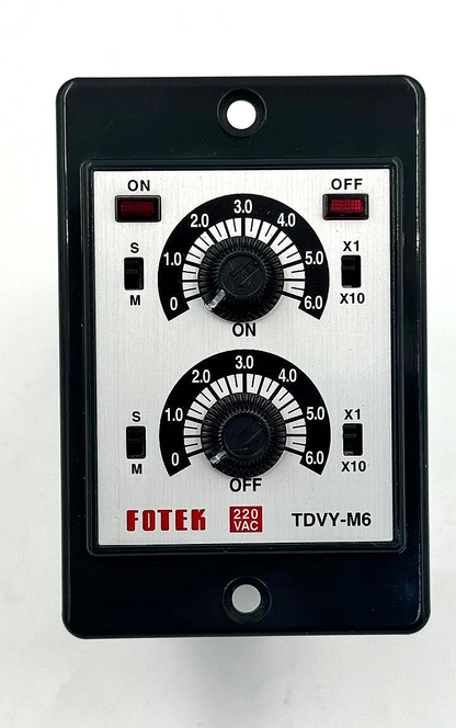 Fotek TDVYM6220V Twin Timer Relay | 220VAC | Made in Taiwan1