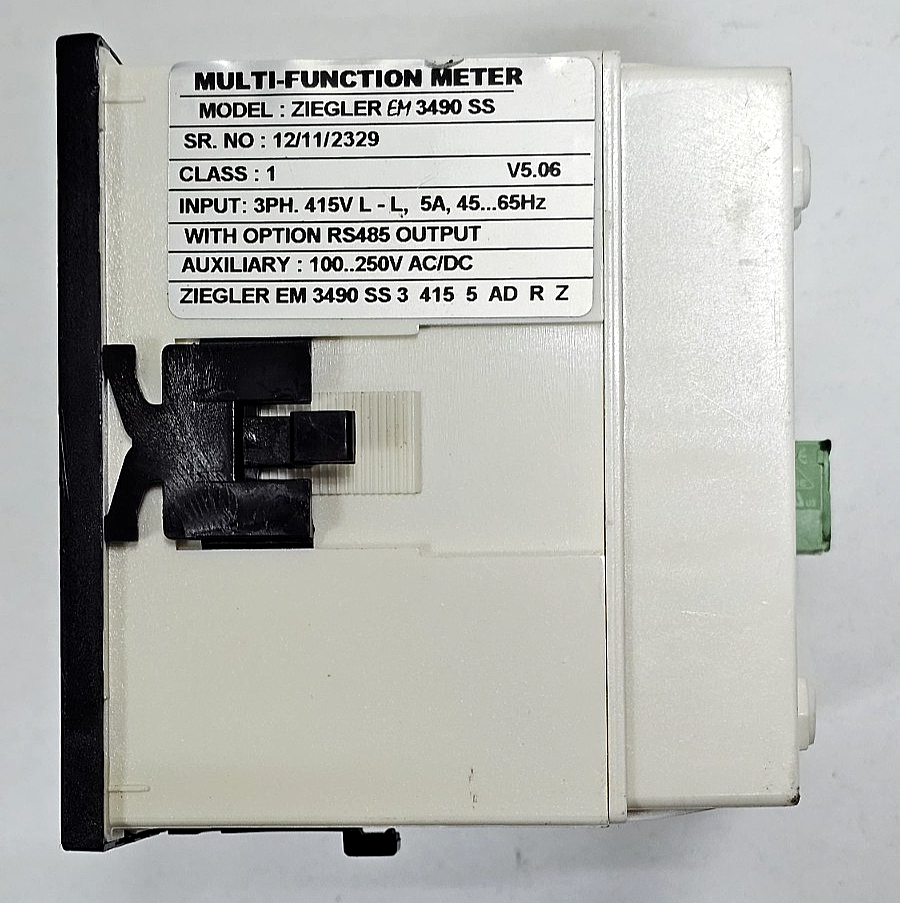 Ziegler | Ziegler EM 3490 SS | Multifunction Power Meter | 5A 415V2