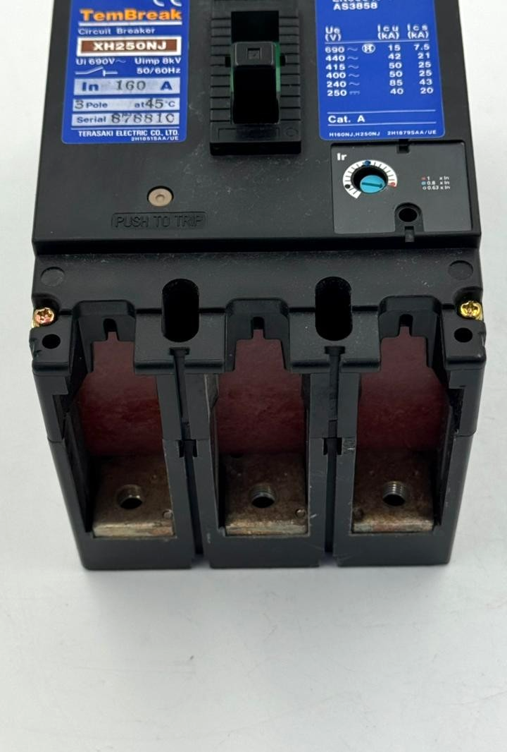 Terasaki TemBreak XH250NJ | Moulded Case Circuit Breaker | 160A8