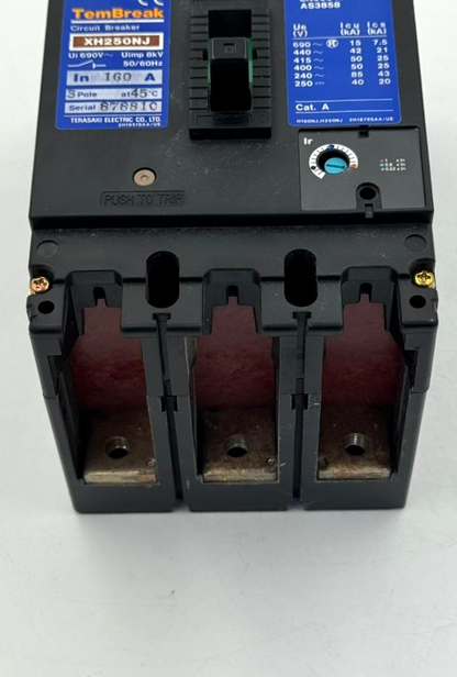 Terasaki TemBreak XH250NJ | Moulded Case Circuit Breaker | 160A8