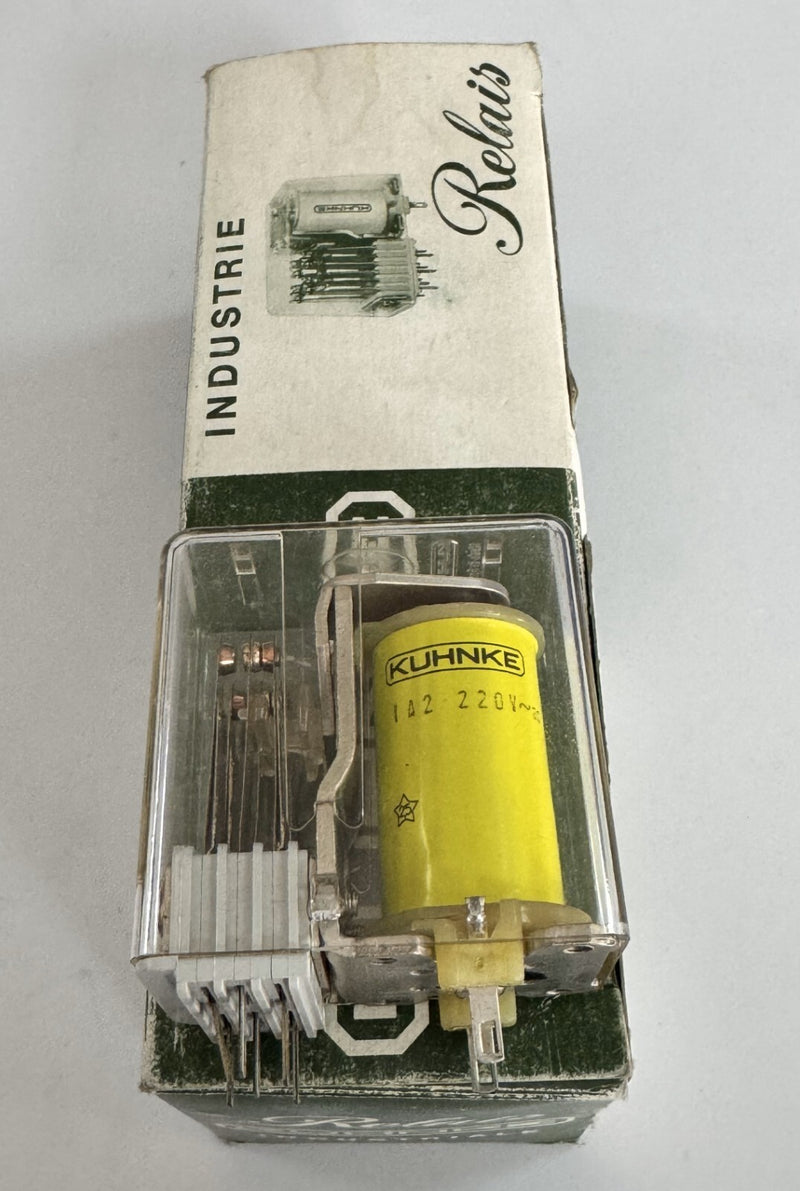 Kuhnke 1A2 Relay – 220V AC | 8Pin | Made in Germany | Industrial Control Module0